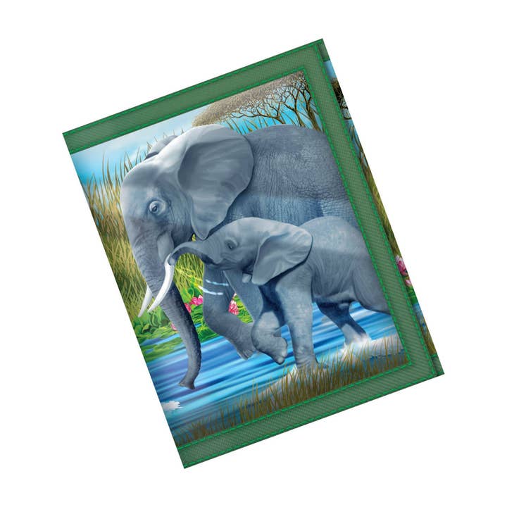 3D LiveLife Wallets - Pachyderm Pals for wholesale by Deluxebase