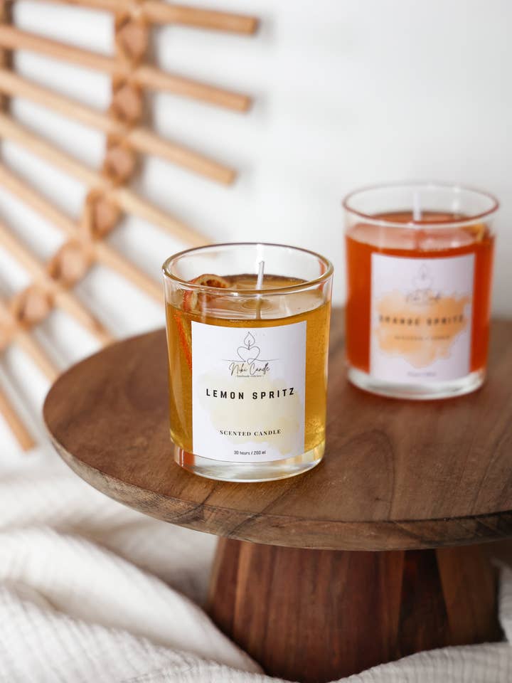 Lemon Spritz for wholesale by Niki Candle