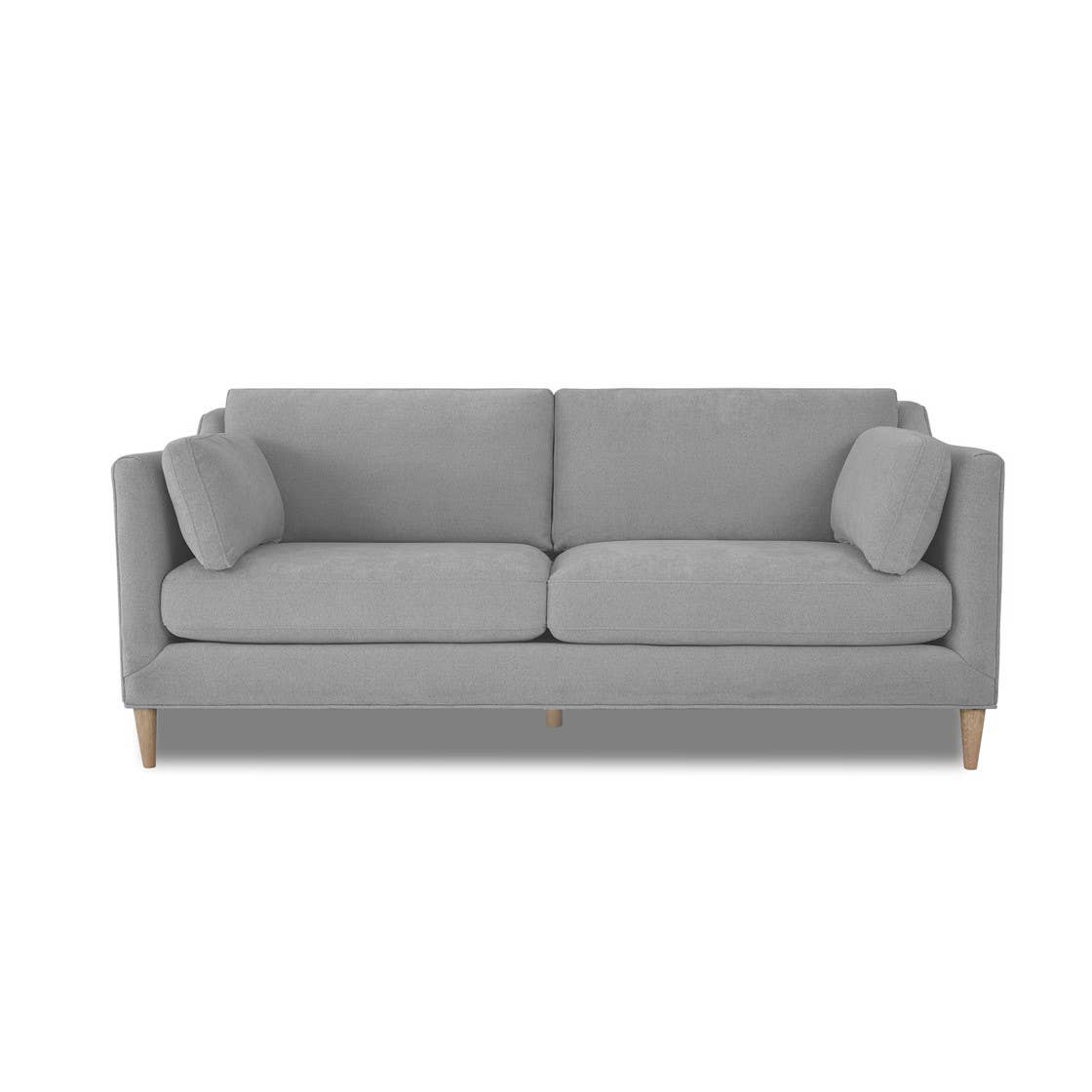 Olliix - Wholesale Sofa - Soft Back Modern Loveseat Sofa for Living Room, Beige*3