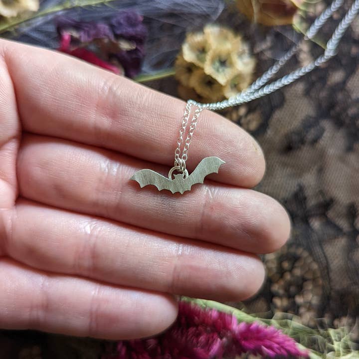 Halloween Bat Necklace for wholesale by Maxi Cif Designs