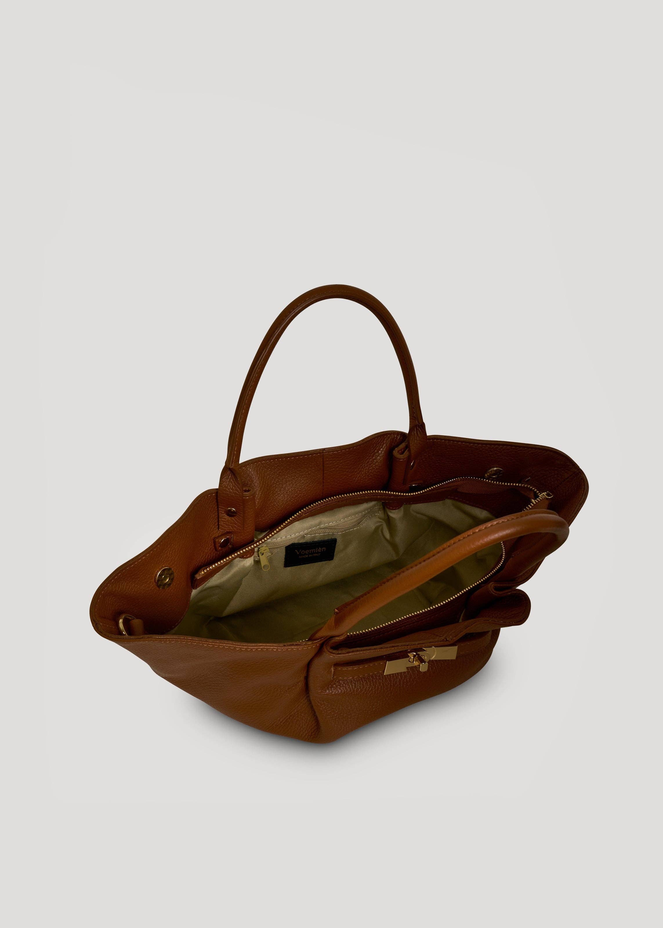 Prestige Milano – wholesale Tote bag – Women's – Charlène Bag in Tan Togo Leather5