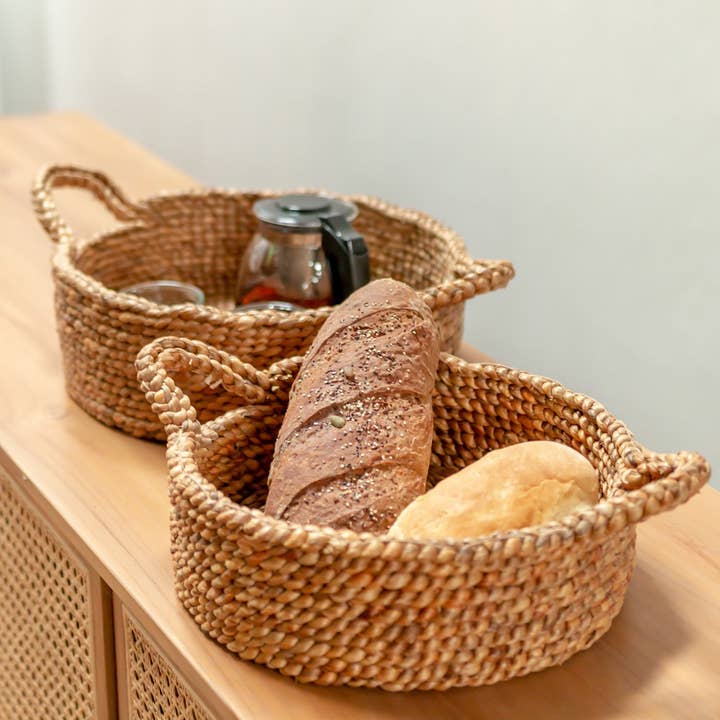 Brödkorg | Liten rund korg | Vävd fruktskål JAWAH för wholesale av Soeji