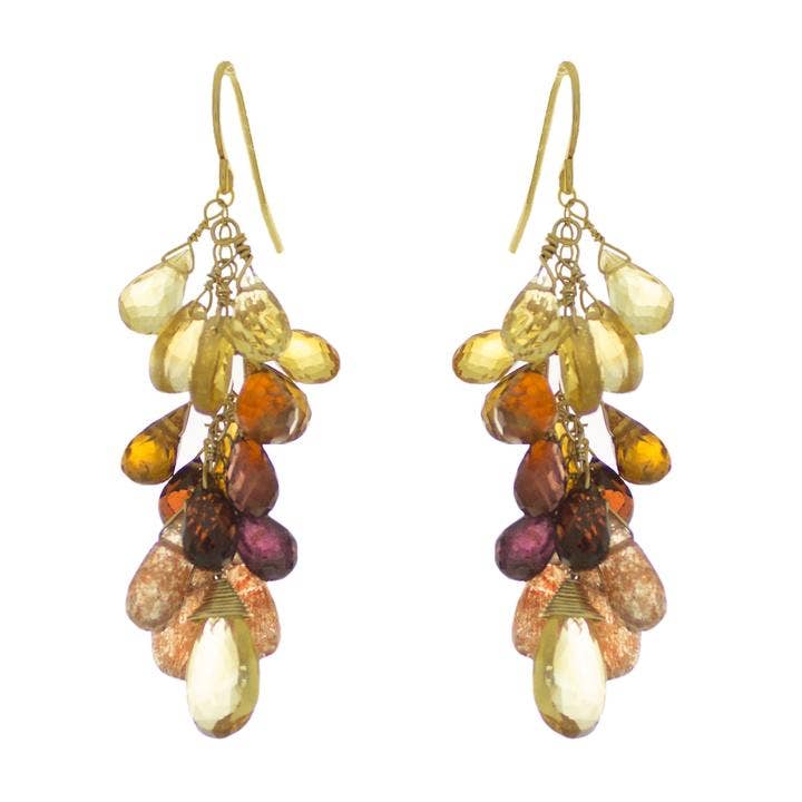 Sandalwood Drop Earrings for wholesale by Rafia