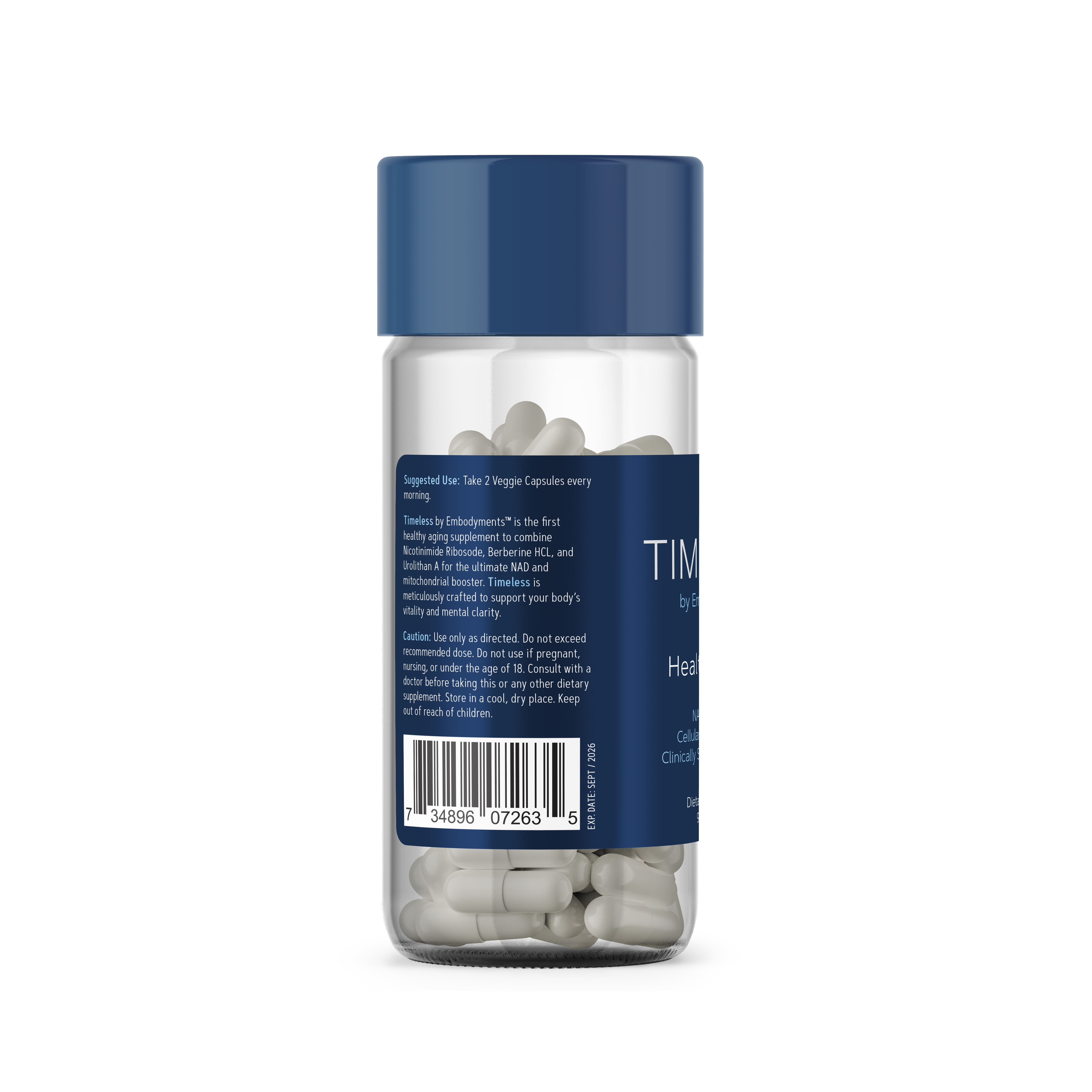 Complete Nutrition - Wholesale Oral Supplement/Vitamin - Timeless- NAD+ Berberine & Urolithan A2