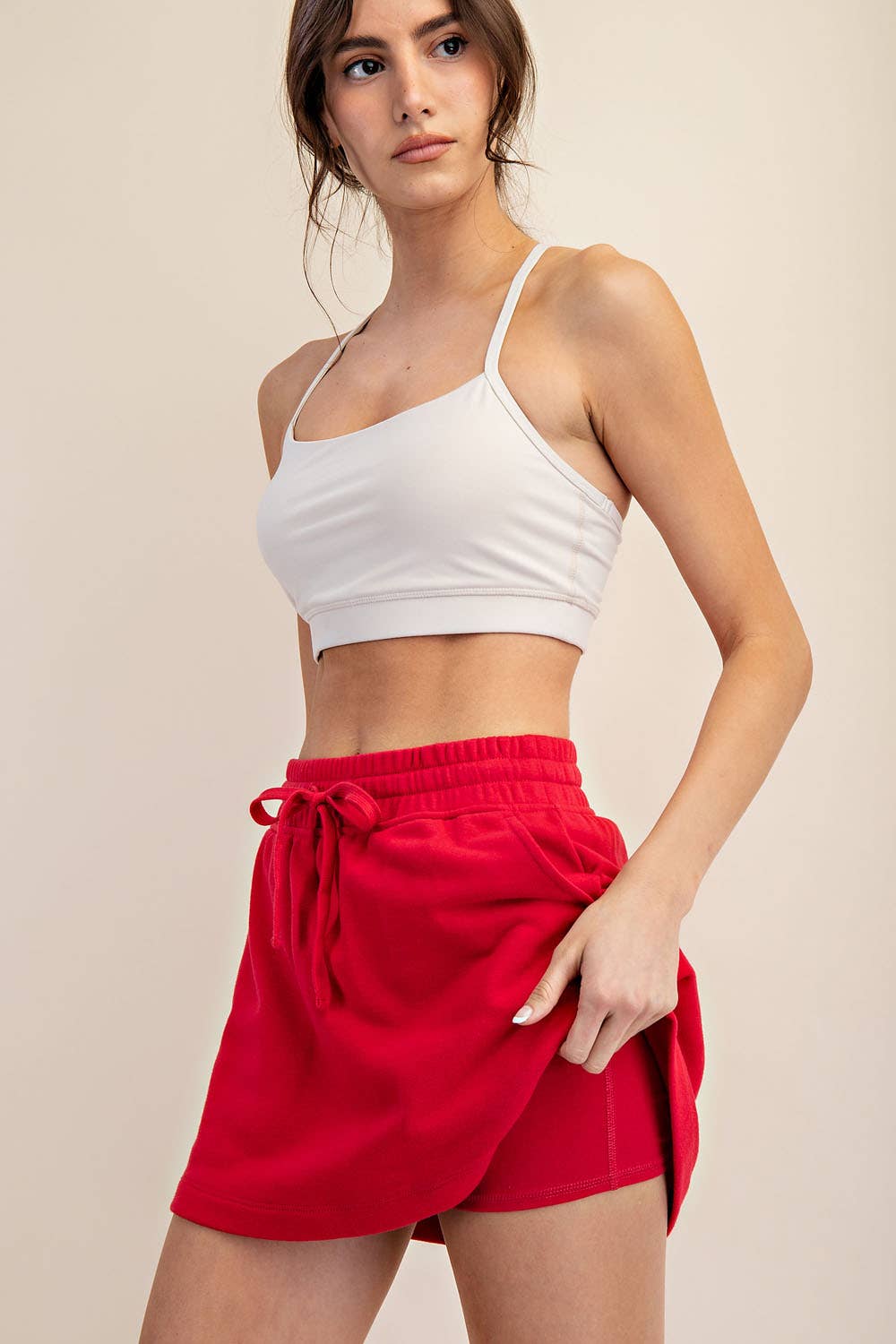 Rae Mode - Wholesale Broekrok - Dames - FRENCH TERRY KORTE ROK59