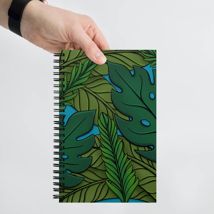 Tropiska löv Print Spir för wholesale av emilyckohl