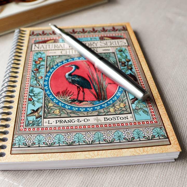 Sunshine and Ravioli - Wholesale Notebook - Spiral Notebook, Vintage Book Cover, Prangs Natural History
