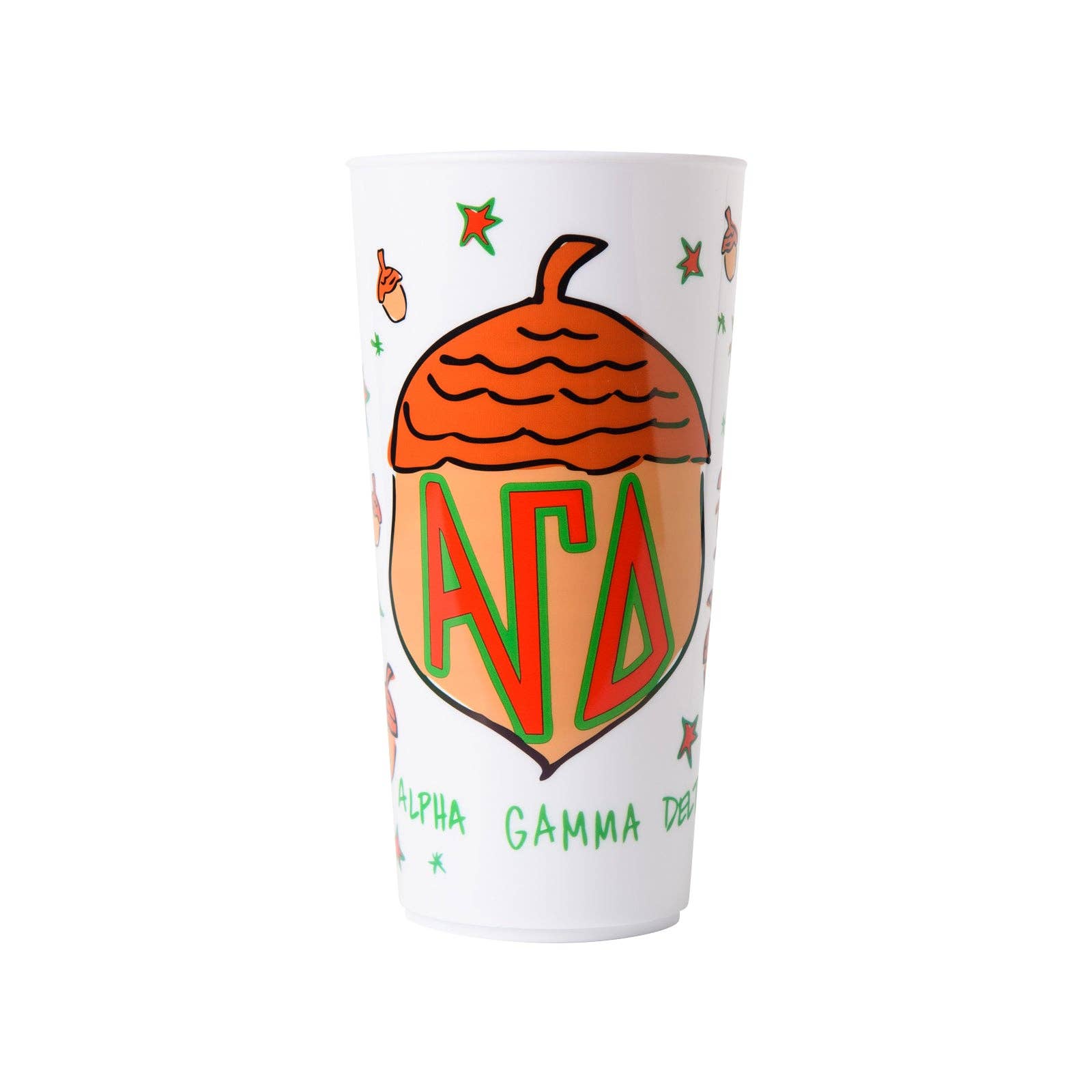 Over The Moon Greek - Wholesale Drinking Glass/Cup - Sorority Marker Cup2