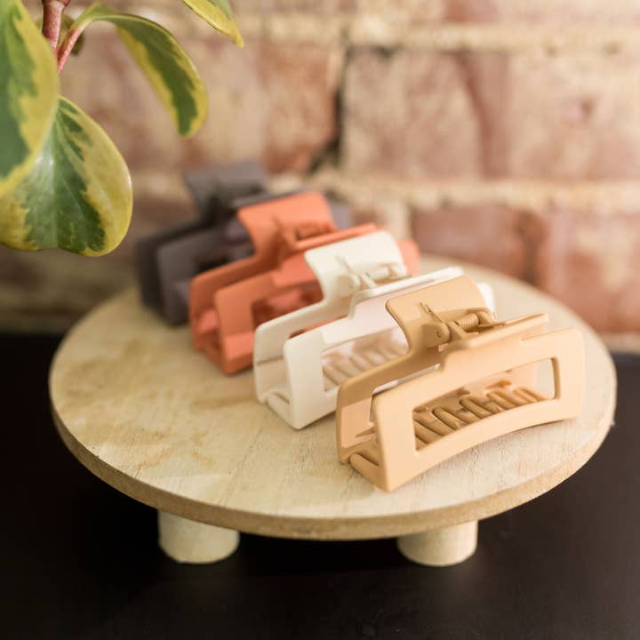 blush & bubbly - Wholesale Hair Clip - Women's - Claw Hair Clip | Rectangle Hair Clip | Arizona Collection1