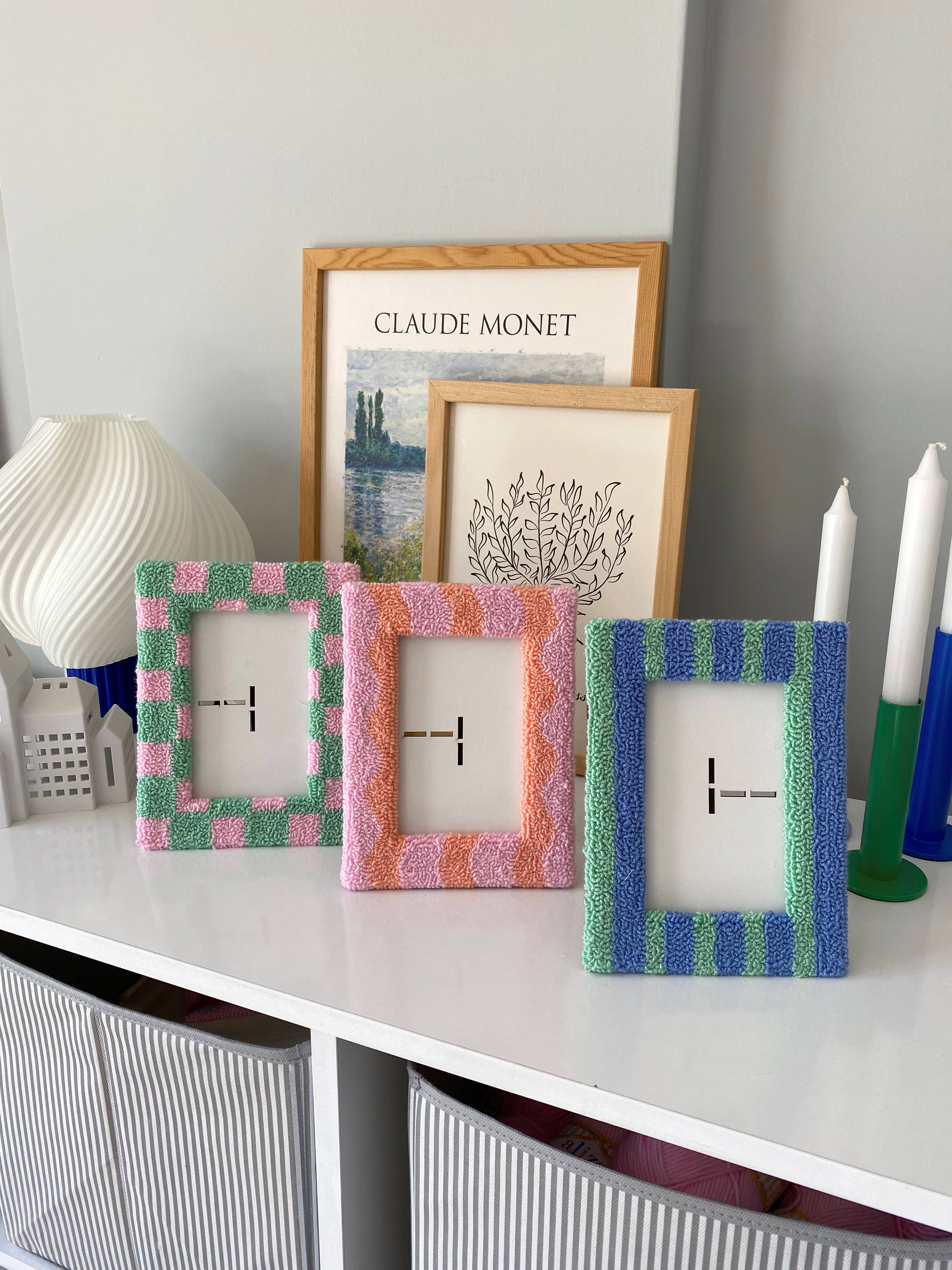 Mudita Rug Studio – Engroshandel Billedramme – Punch Needle Billedrammer – 3 Håndlavede Farverige Designs6