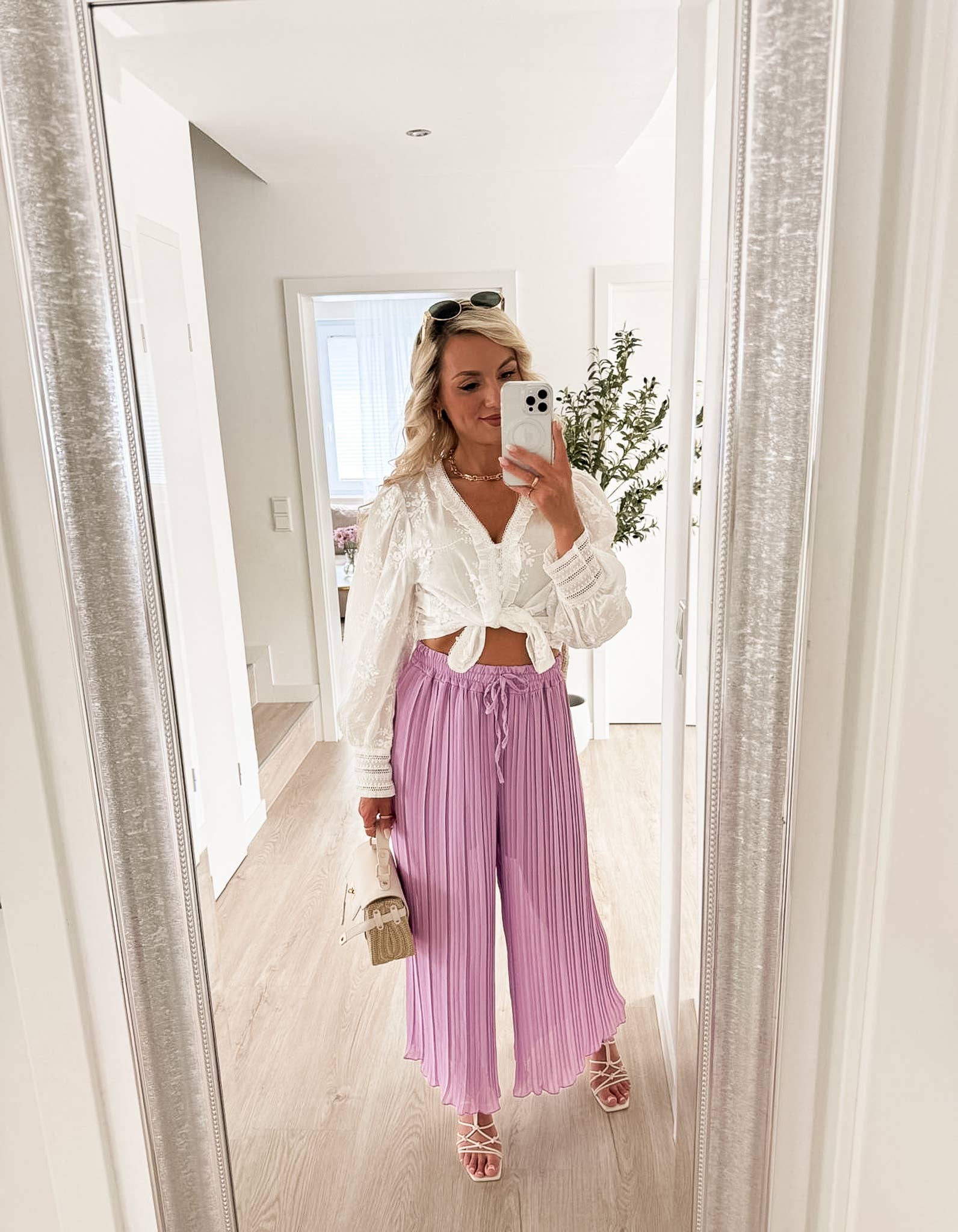 Kiss Couture - Vente Pantalon – femme - Pantalon plissé11