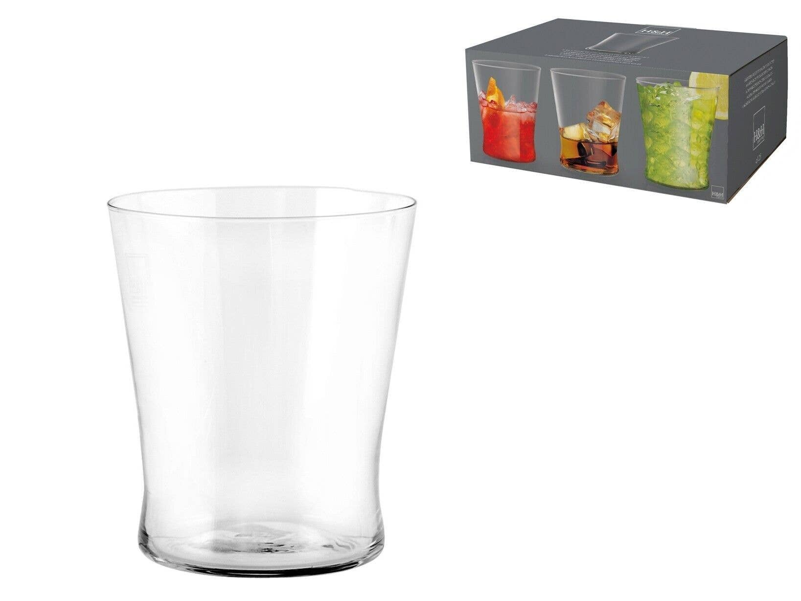 H&H – Copo de vinho por atacado – Copo de Vinho Cónico em Vidro Cl 250