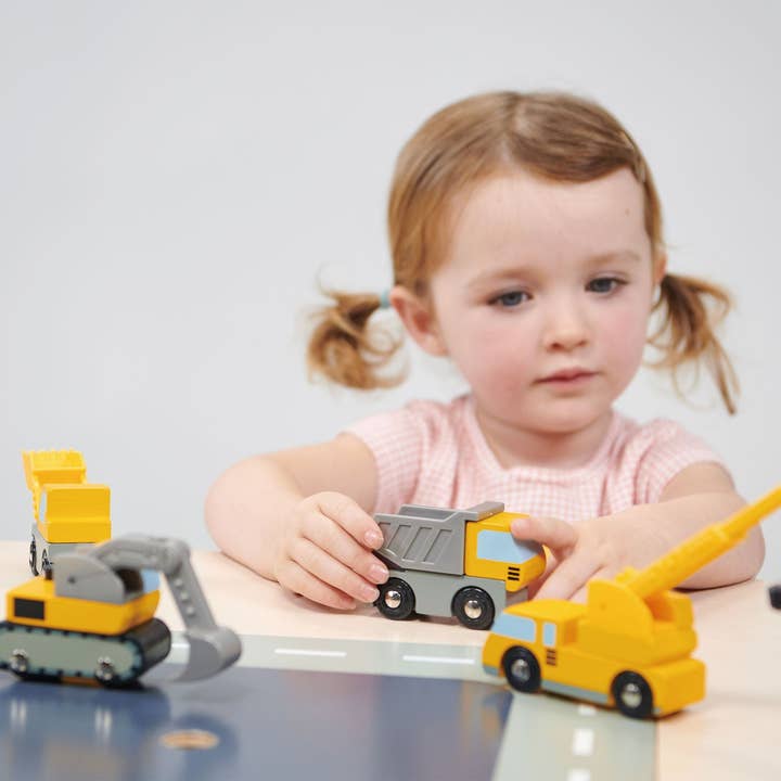 Mentari Toys - Wholesale Toy Car/Truck - Kids - 4-Piece Kids' Construction Vehicle Toy Set3