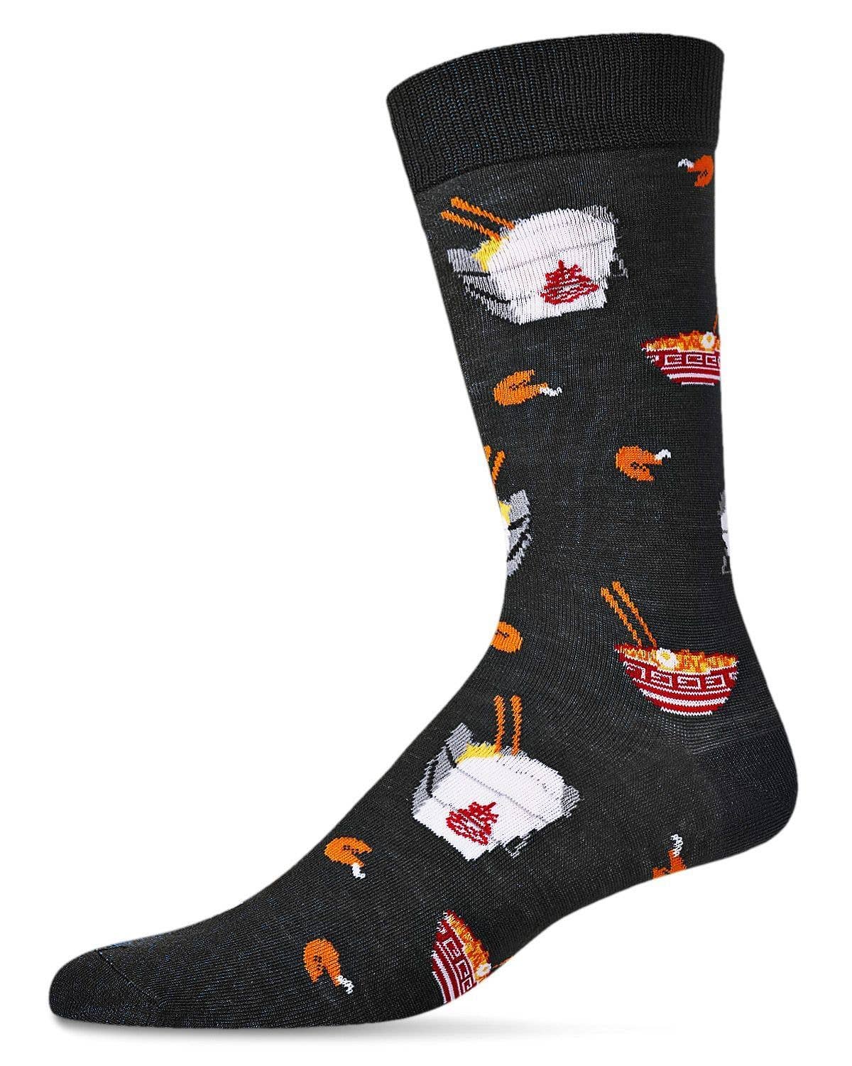 Infinity Classics International Inc. - Wholesale Socks - Men's - MeMoi Let's Order Takeout Bamboo Blend Men's Crew Socks0