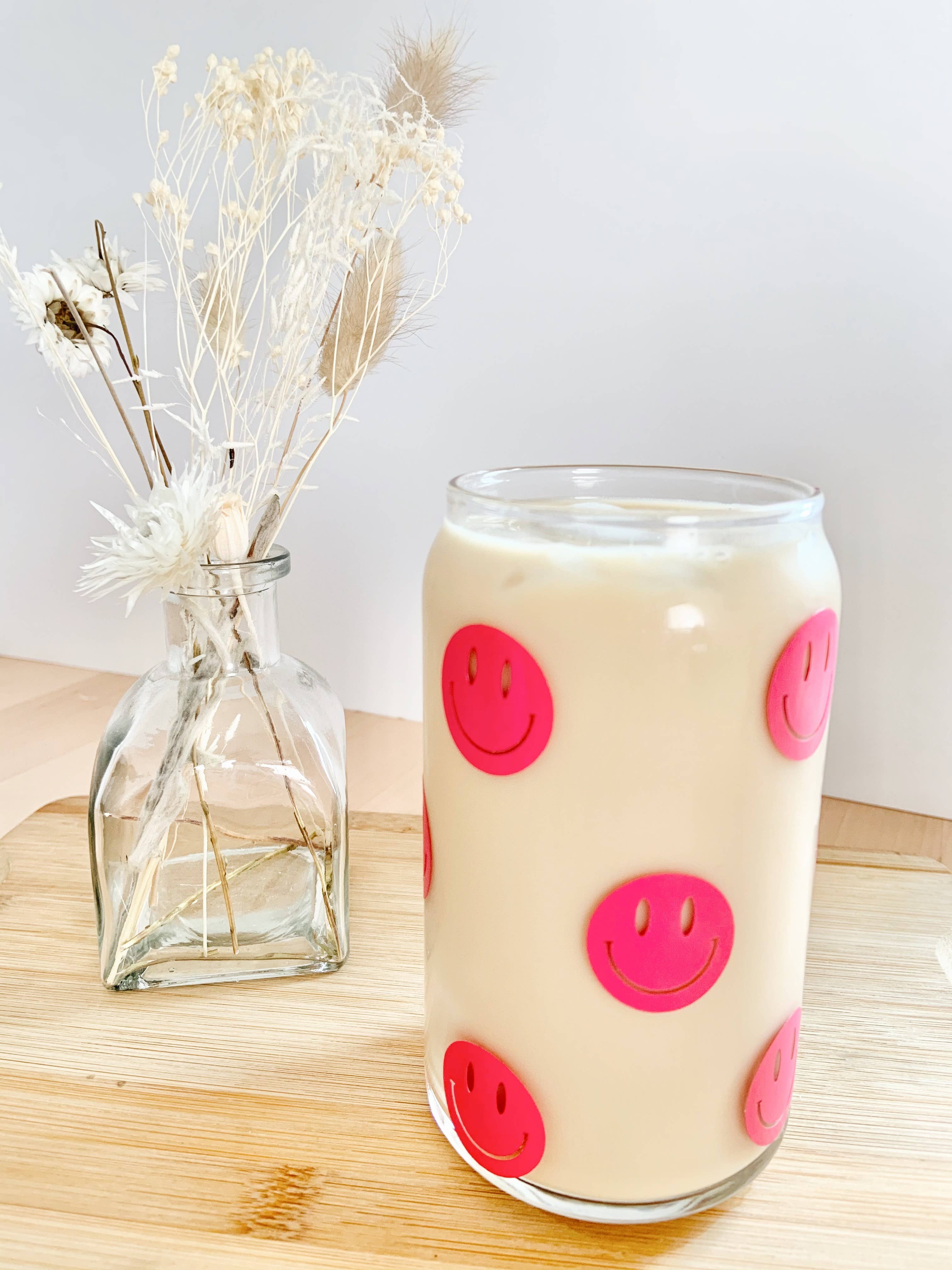 1st Allie - Wholesale Drinkglas/beker - Smiley Face 16 Ounce glazen beker3