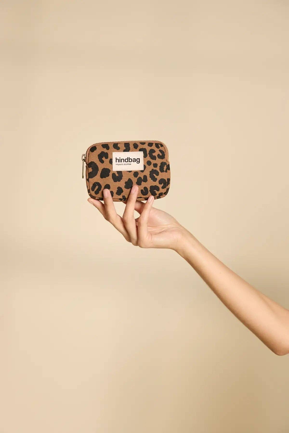 Hindbag - Wholesale Coin purse – Women’s - Lili Cinnamon Leopard Wallet
