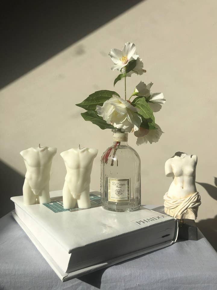 Small Scented David Body Candle for wholesale by Interlude Candles