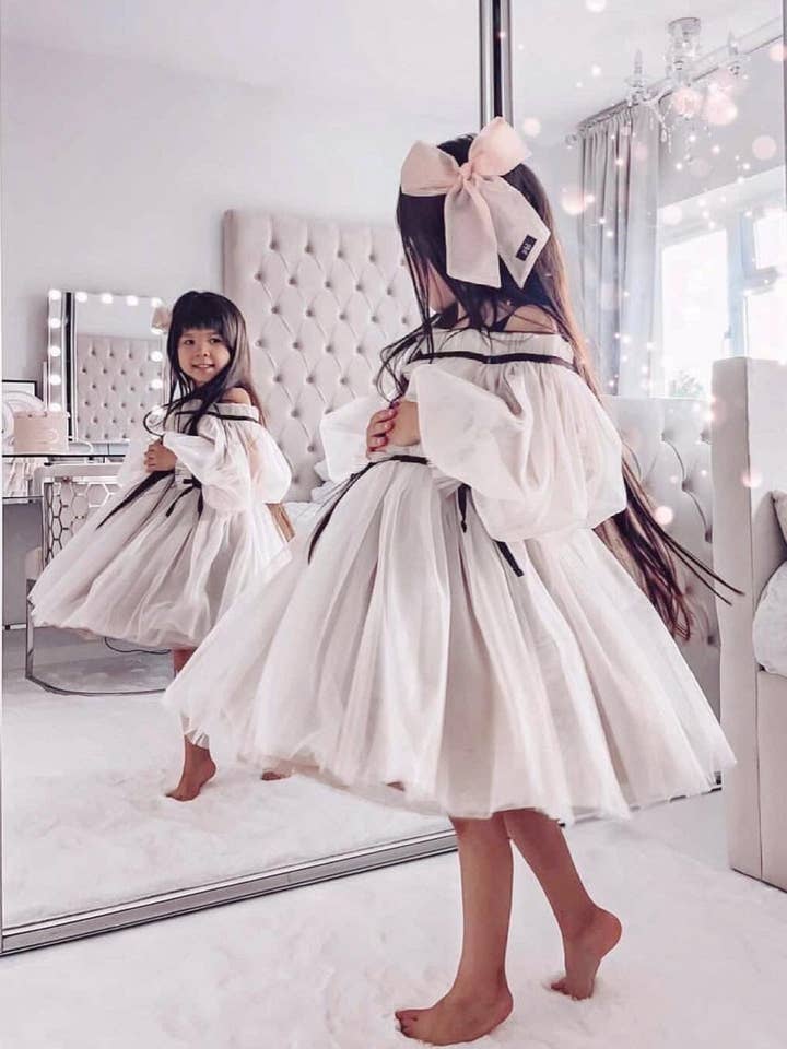 Petite Maison Kids - Wholesale Dress - Kids - Coco-Caramel Tulle Dress17