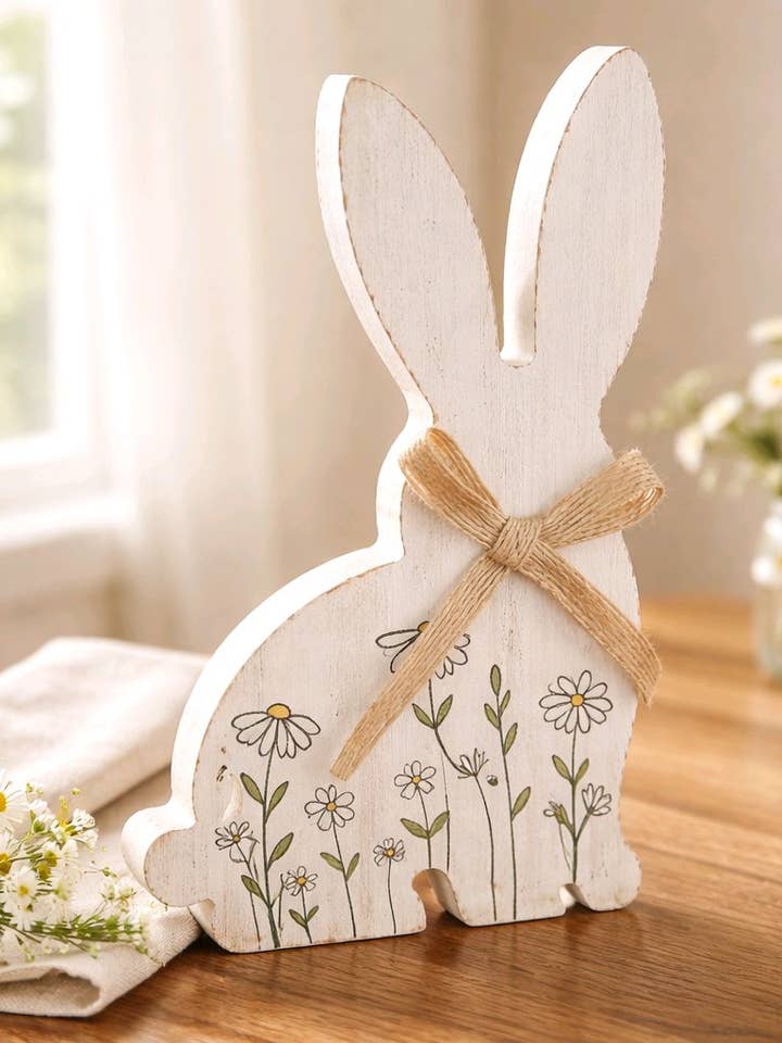 Coelhinho de Trevo 7 pol. por atacado de Wholesale Home Decor