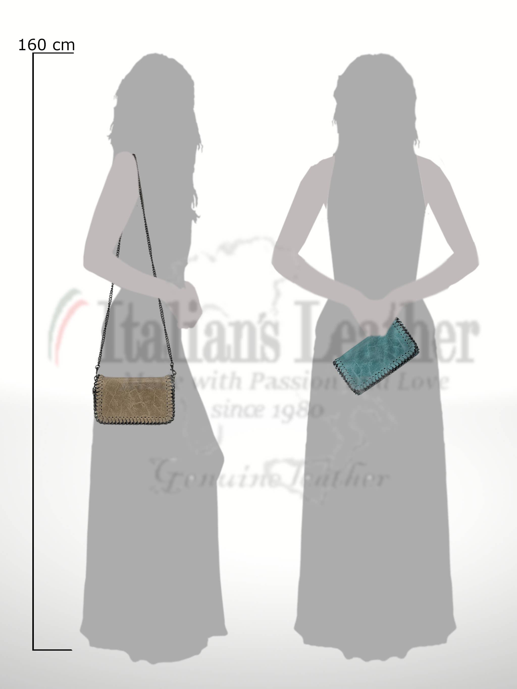 ITALIAN'S LEATHER - Wholesale Clutch Bag - Women's - Stella Suede Leather Bag21