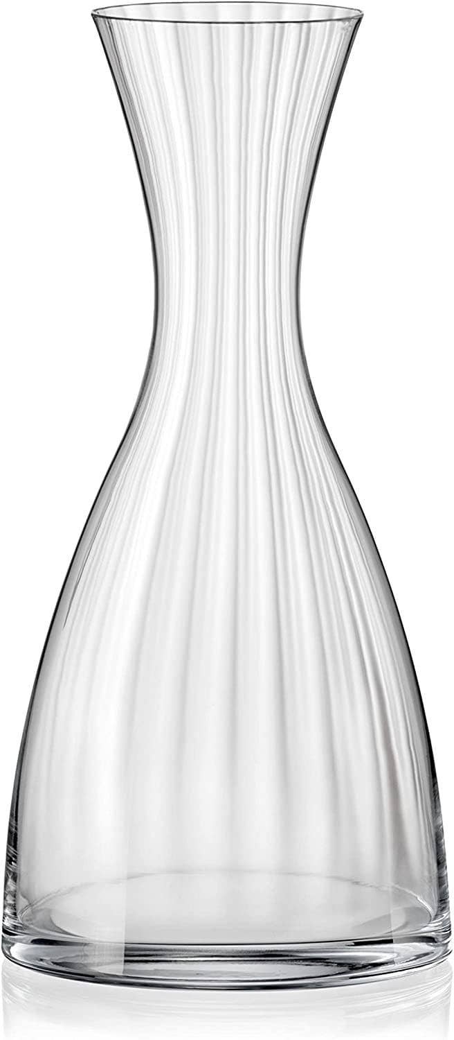DIAMANTE - Vente Carafe - Carafe à vin « mirage » en cristal sans plomb, idéale aussi pour cocktails, Pimms, jus et eau - 1200 ml1