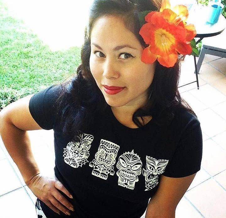 Black Tiki Horror Monsters - Unisex Tee for wholesale on Faire2