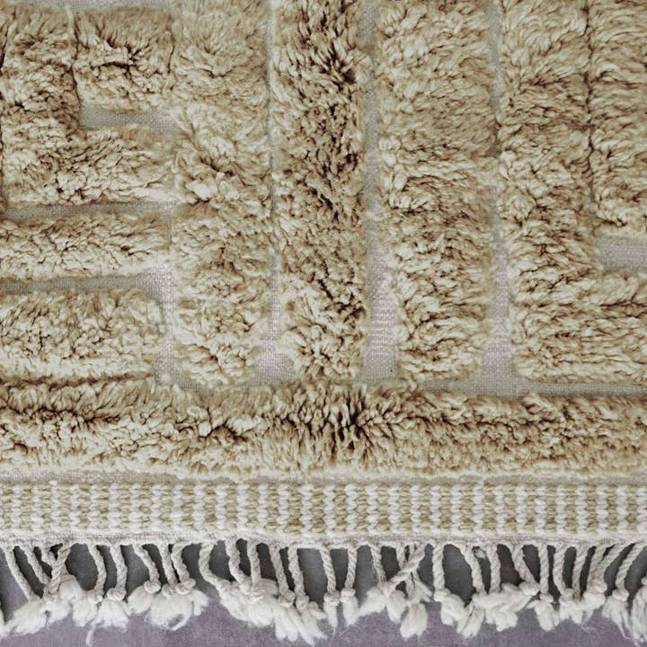 Moroccan Woven Treasures - Wholesale Area Rug - Brown Moroccan Rug, Hand tufted rug, Shag rug, 9x12 area rug2