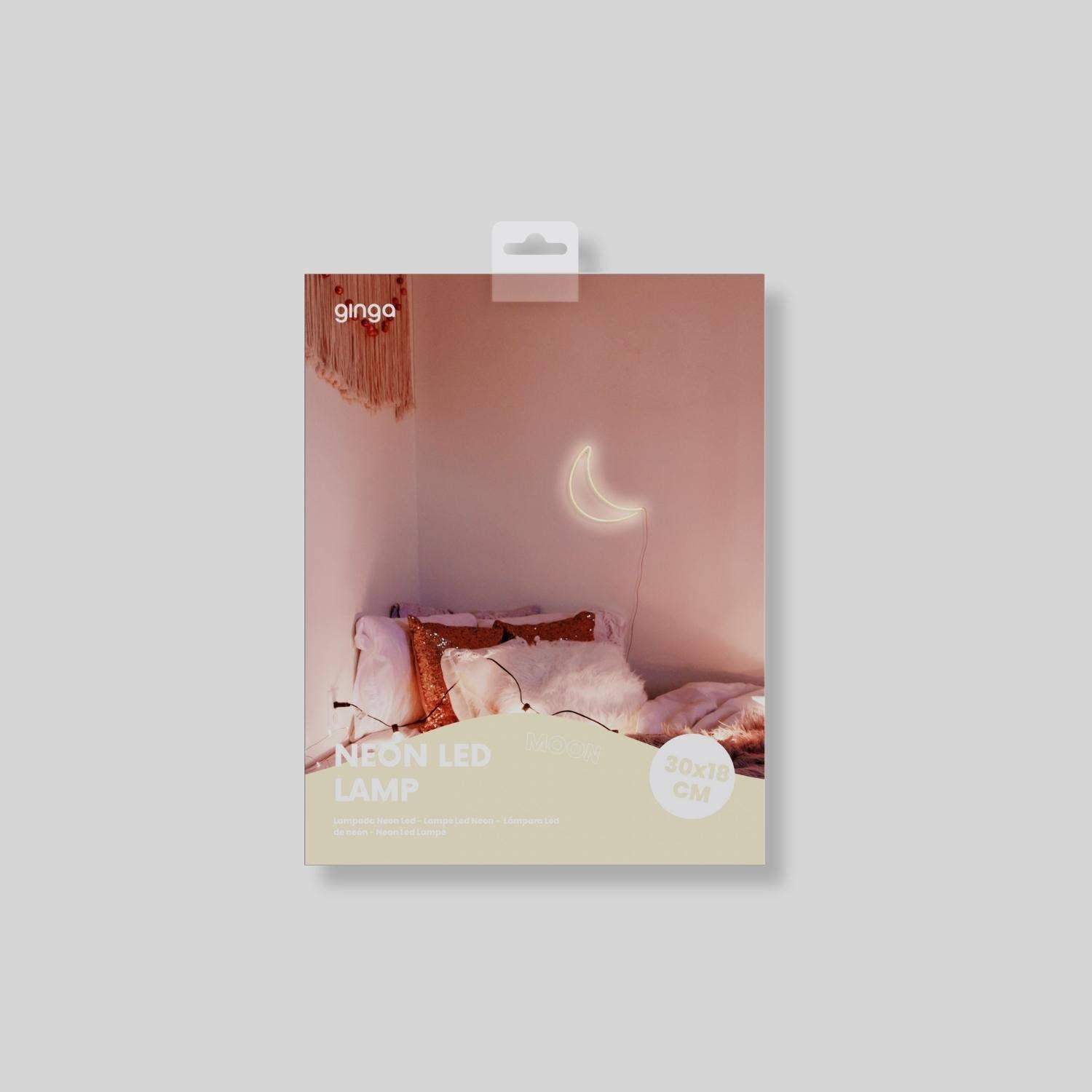 L10 Brand EU - Wholesale Night Light - LED Light - Ginga Wall Art - White Moon3