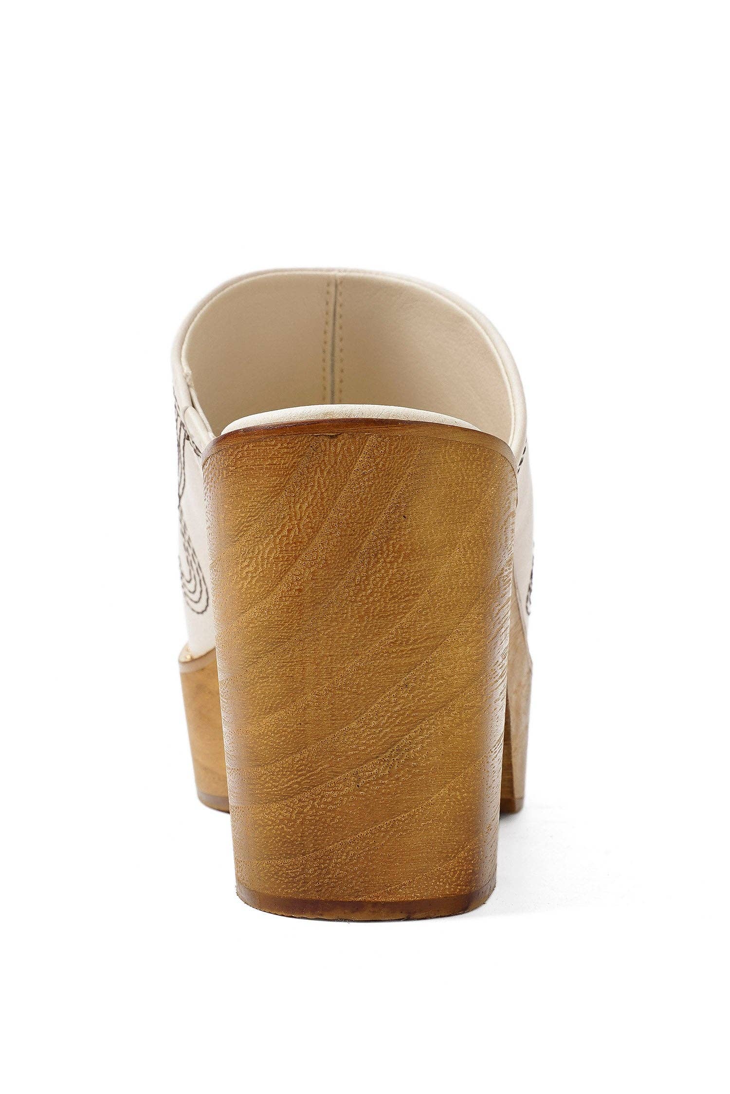 BEAST FASHION – Engroshandel Platform - Dame – PRESLEY-28 Retro Chic Træsplatform Træsko22