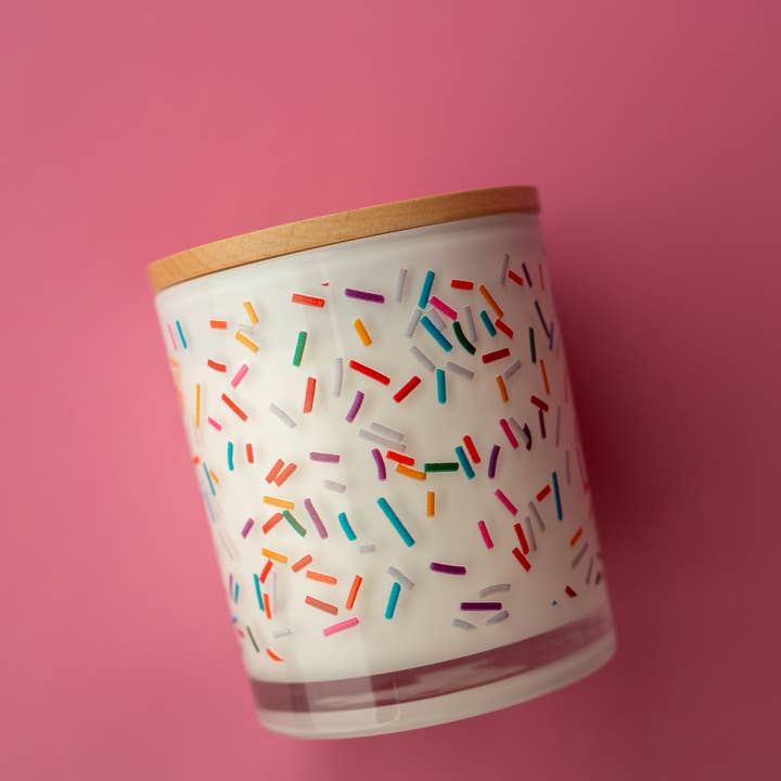 Unplug Soy Candles - Wholesale Jar/Filled Candle - Birthday Sprinkles Soy Candle4