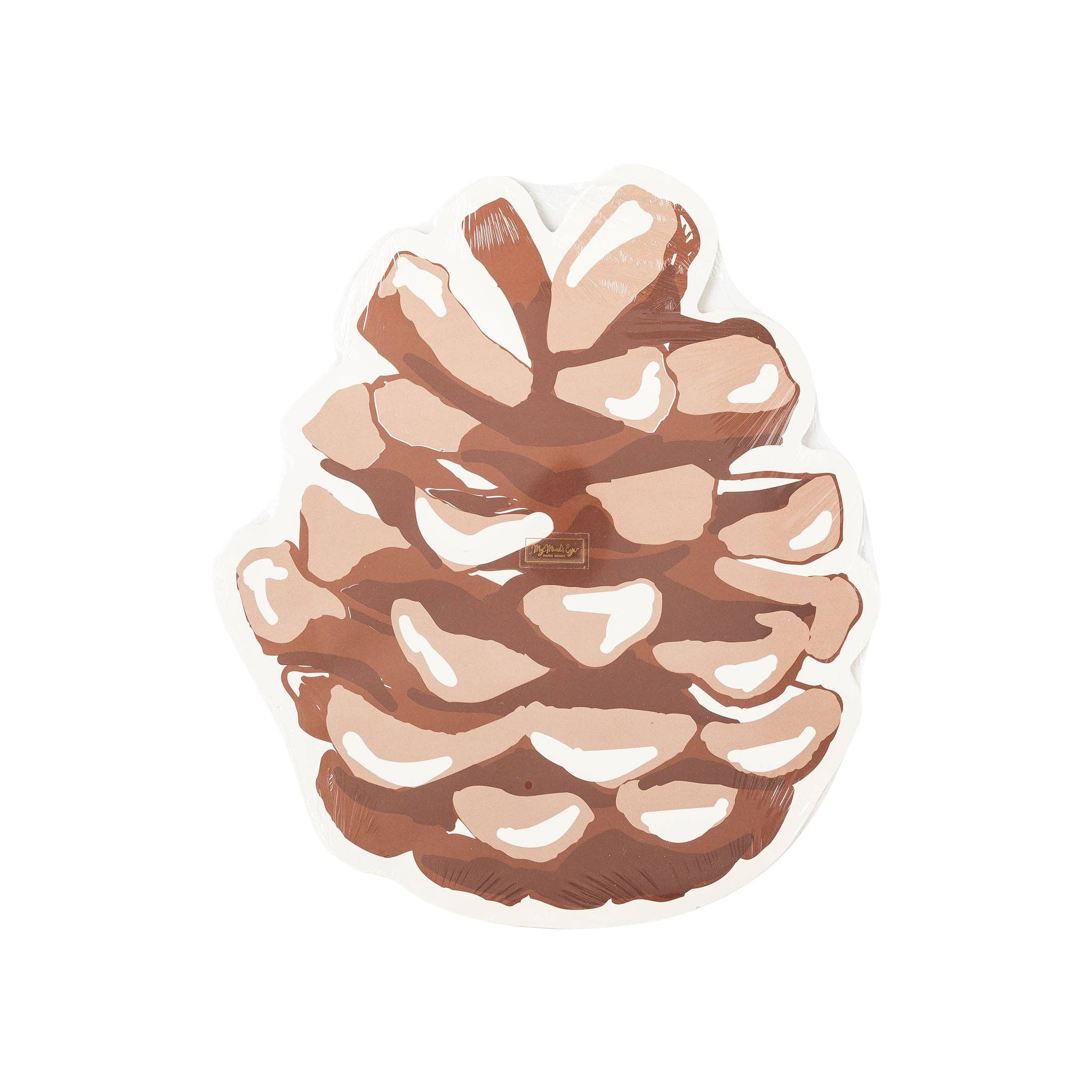 My Mind’s Eye - Wholesale Disposable Placemat - THP925 - Harvest Pine Cone Paper Placemat1