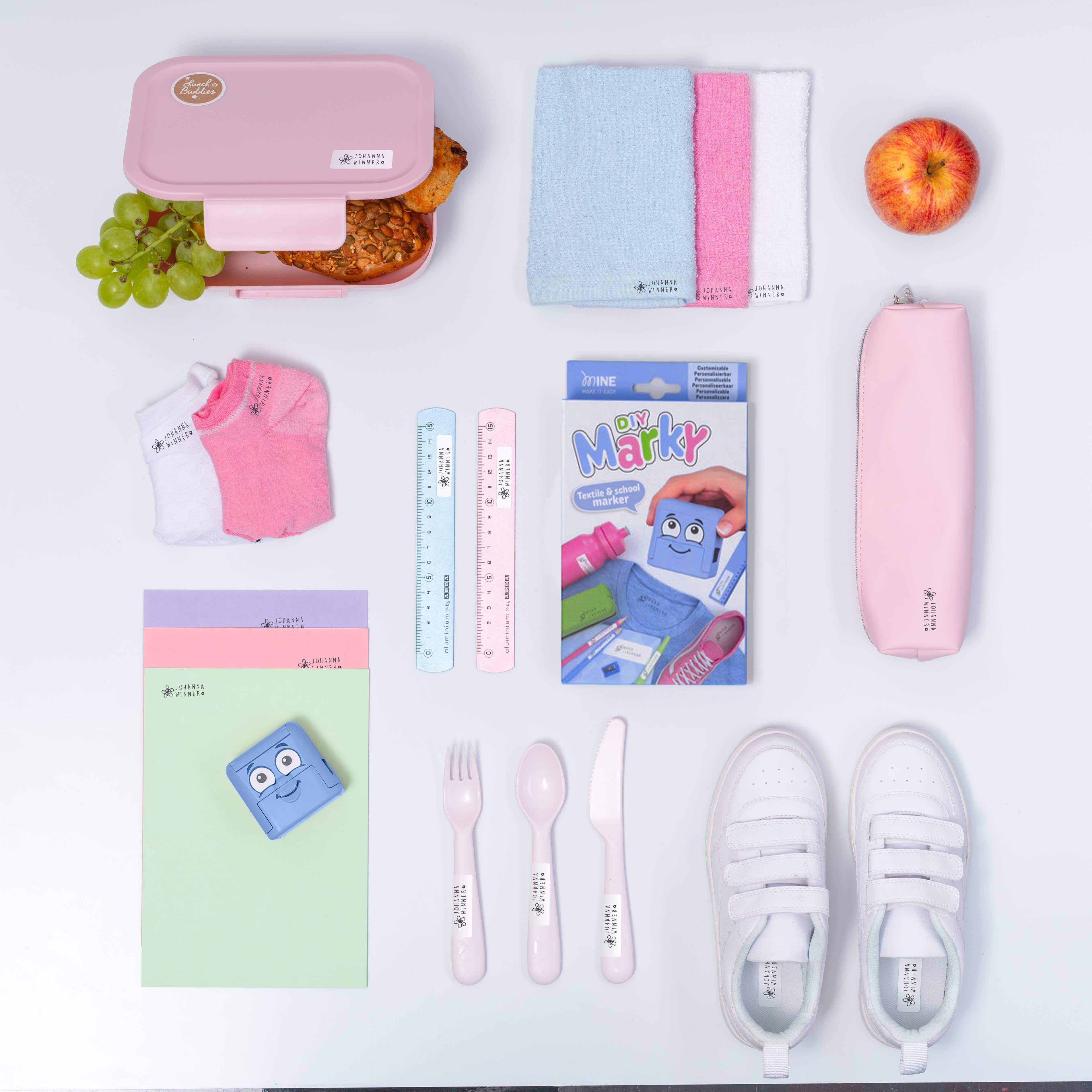 Sellos Mine S.L - Venta al por mayor Kit de manualidades - Sello Textil Personalizable, Marcador de Ropa y Objetos5