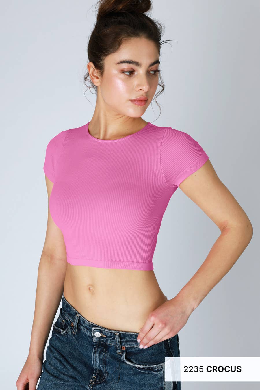 NIKIBIKI - Wholesale Knit Top - Women's - NS8232- Ribbed Baby Tee19