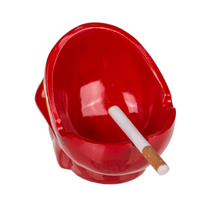 Out of the blue KG - Wholesale Ashtray - Polyresin ashtray, Coloured Skull I,1