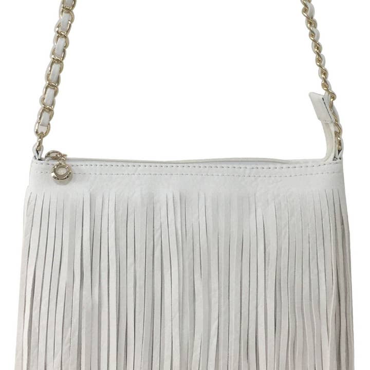 MiMi Wholesale - Wholesale Crossbody Bag - Women's - E031 Samantha Fringe Crossbody Bag5