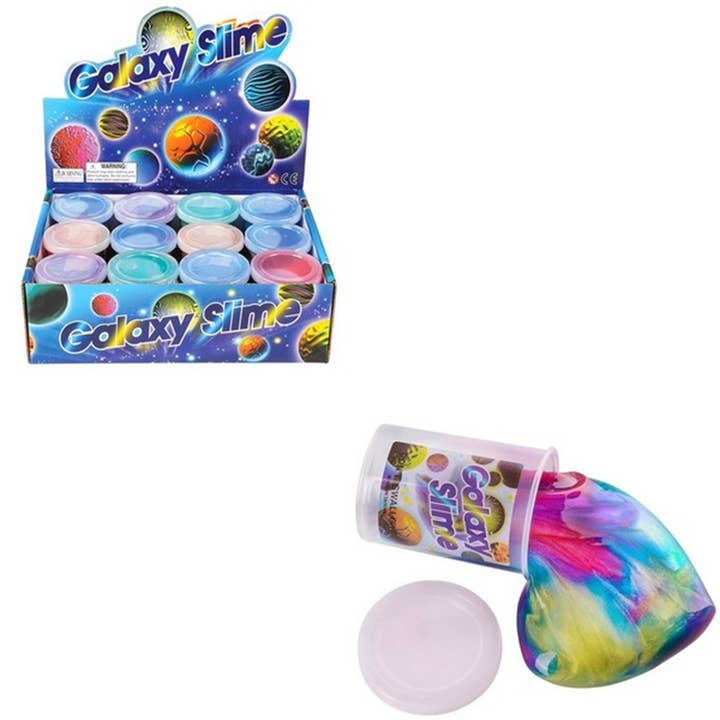 Rainbow Galaxy Slime para crianças a granel por atacado de Label & Decore