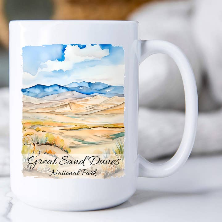 Kaffeebecher „Great Sand Dunes National Park Colorado“ für den Großhandel von Avery Lane Gifts