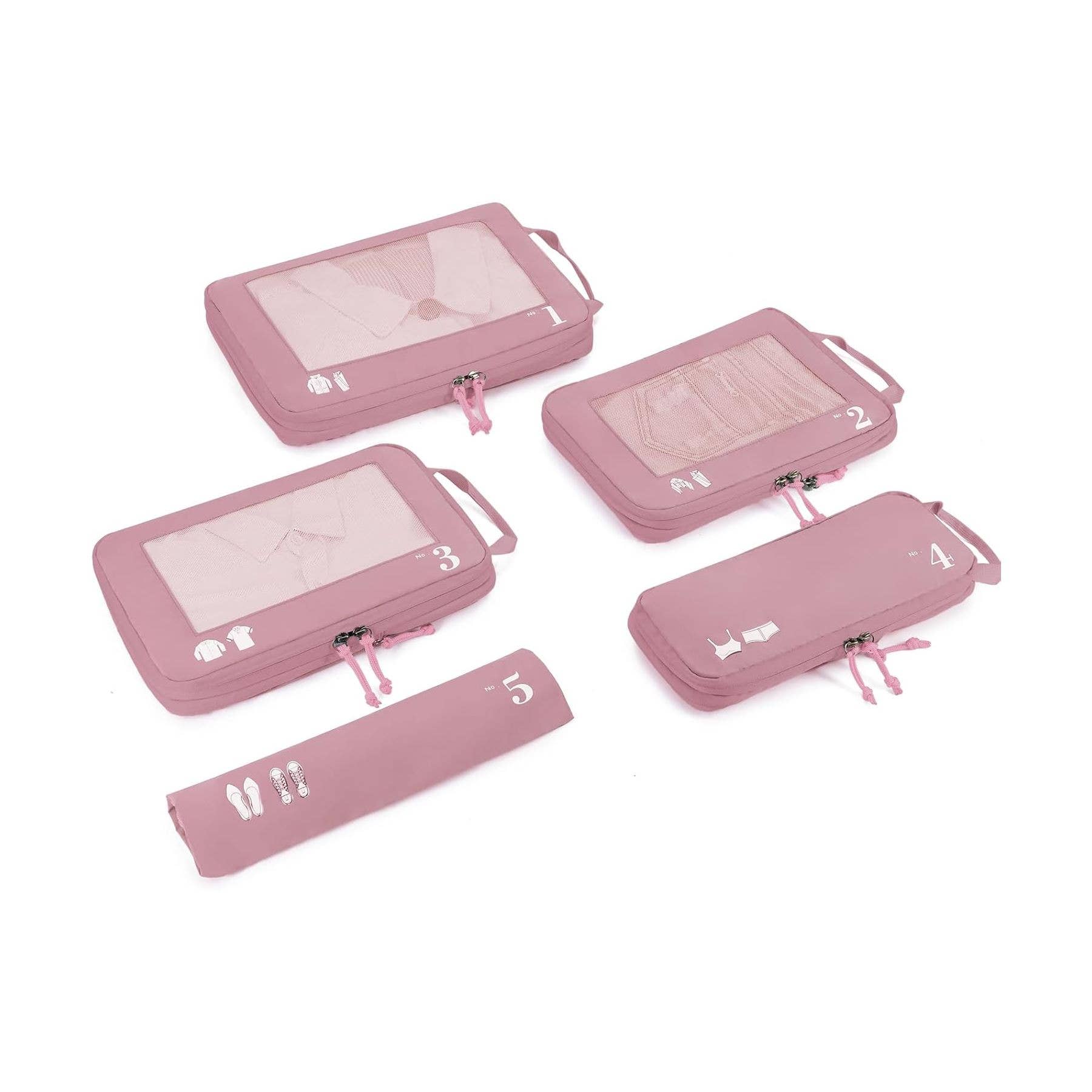 NARWEY INC - Wholesale Packing Cube - 5 Set Compression Packing Cubes for Suitcases Organiser Bags45