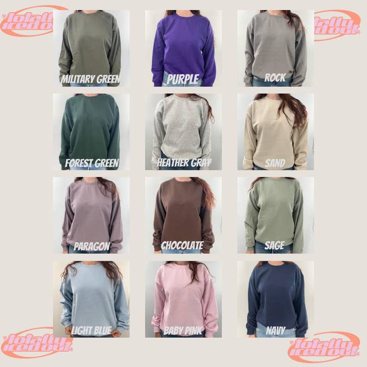 Totally Iced Out - Wholesale Sweatshirt - Women's - It's Giving Wife Embroidered Sweatshirt