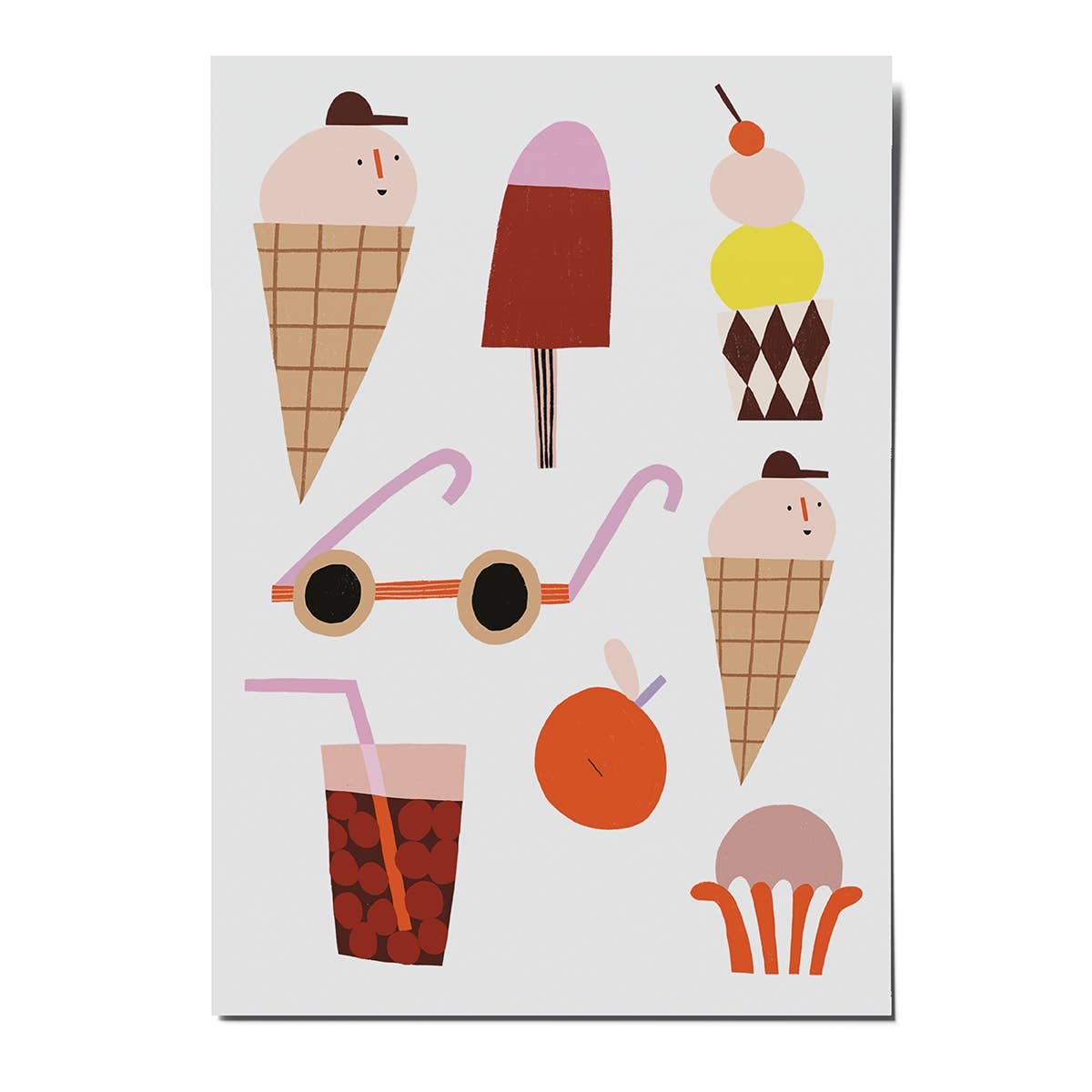 nuukk GmbH - Wholesale Sublimation Transfer - Ironing pictures - ice cream1