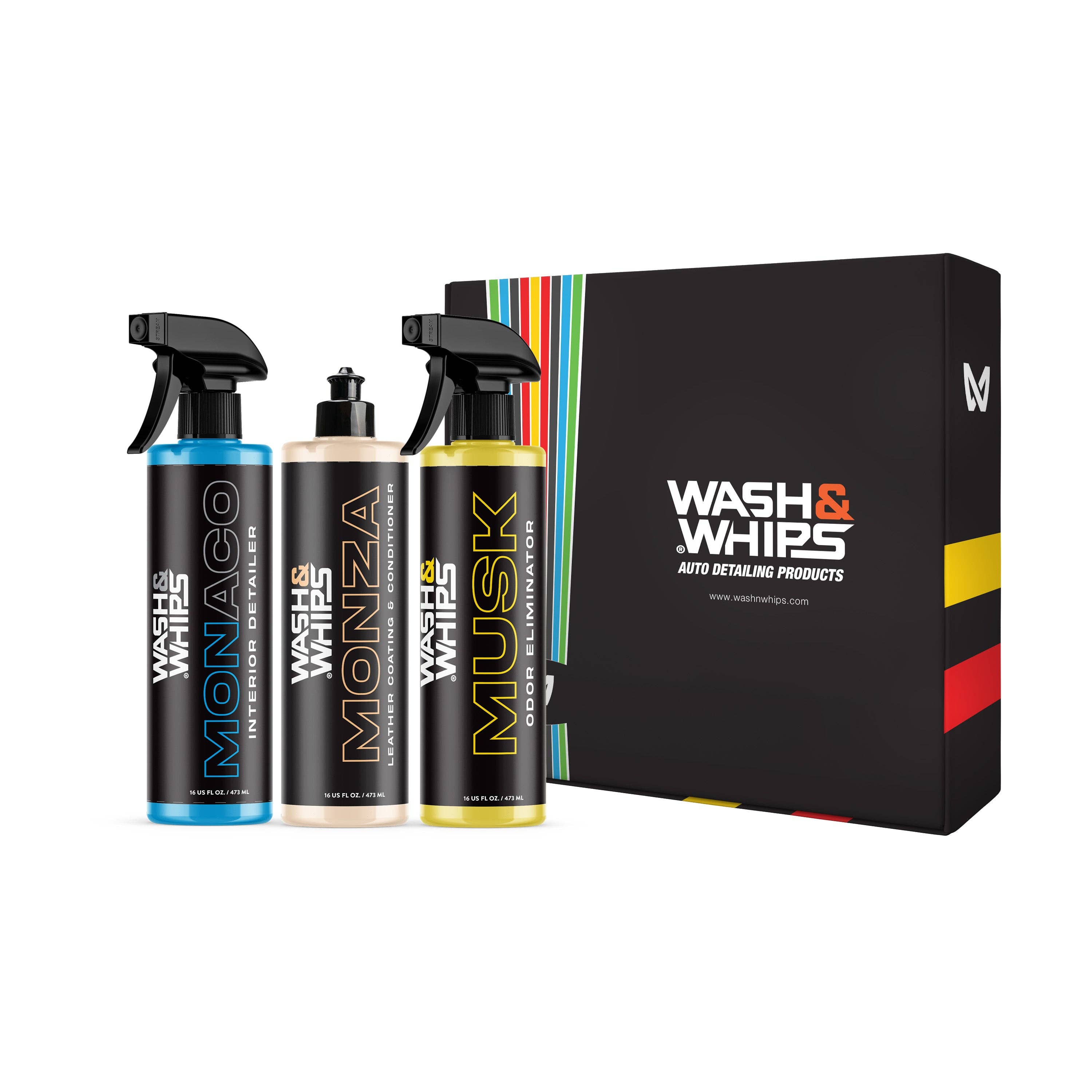 Wash & Whips - Wholesale Automotive Cleaning Products - WASH&WHIPS CLEAN - Interior Car Wash Kit (Step 2)1