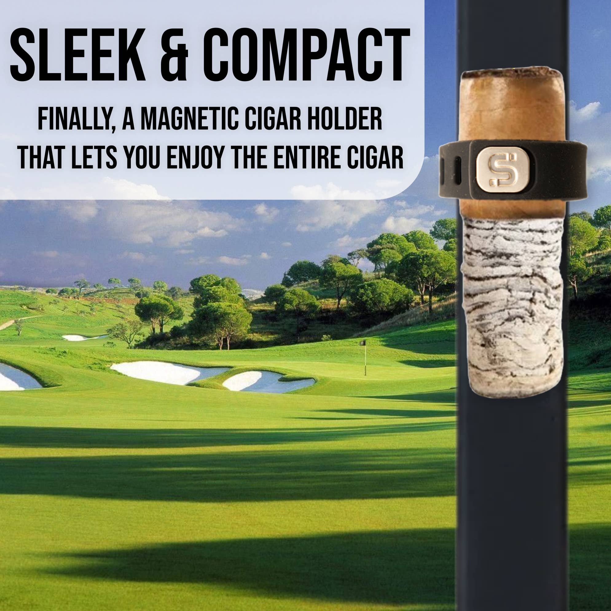 HODL 21 - Wholesale Humidor/Cigar Accessory - StogieStay Magnetic Stogie Holder - Portable Cigar Clip7