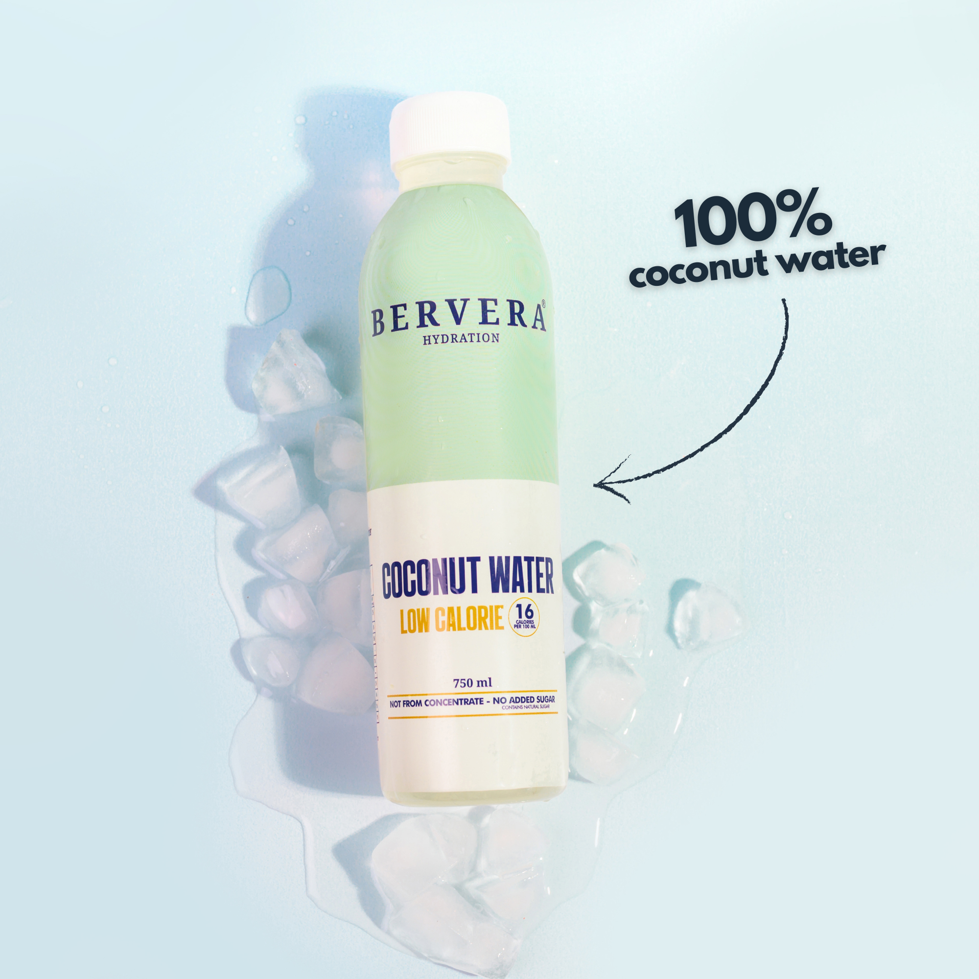 Bervera – wholesale Flavoured/infused water (non-carbonated) – 750ML Pure Coconut Water (6 x 750ML)1