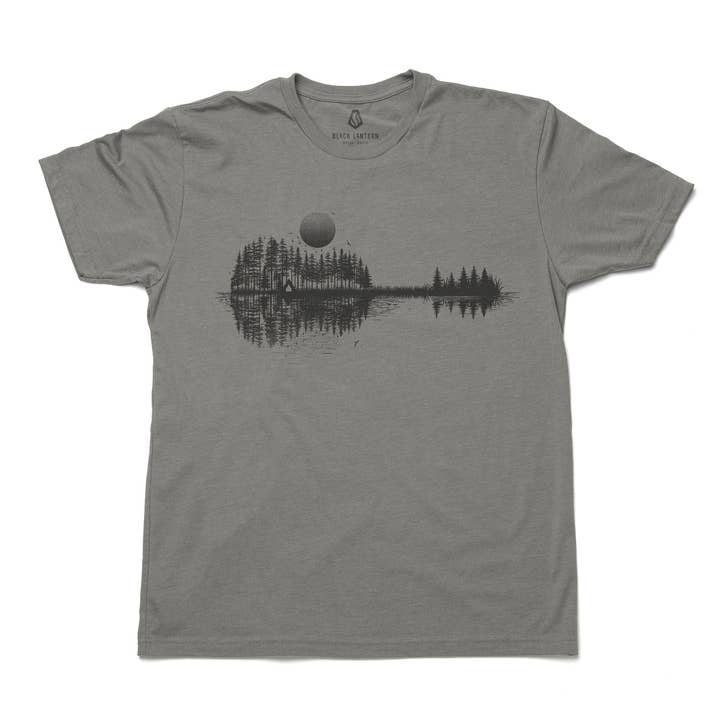 Nature Guitar T-Shirt for wholesale by Black Lantern