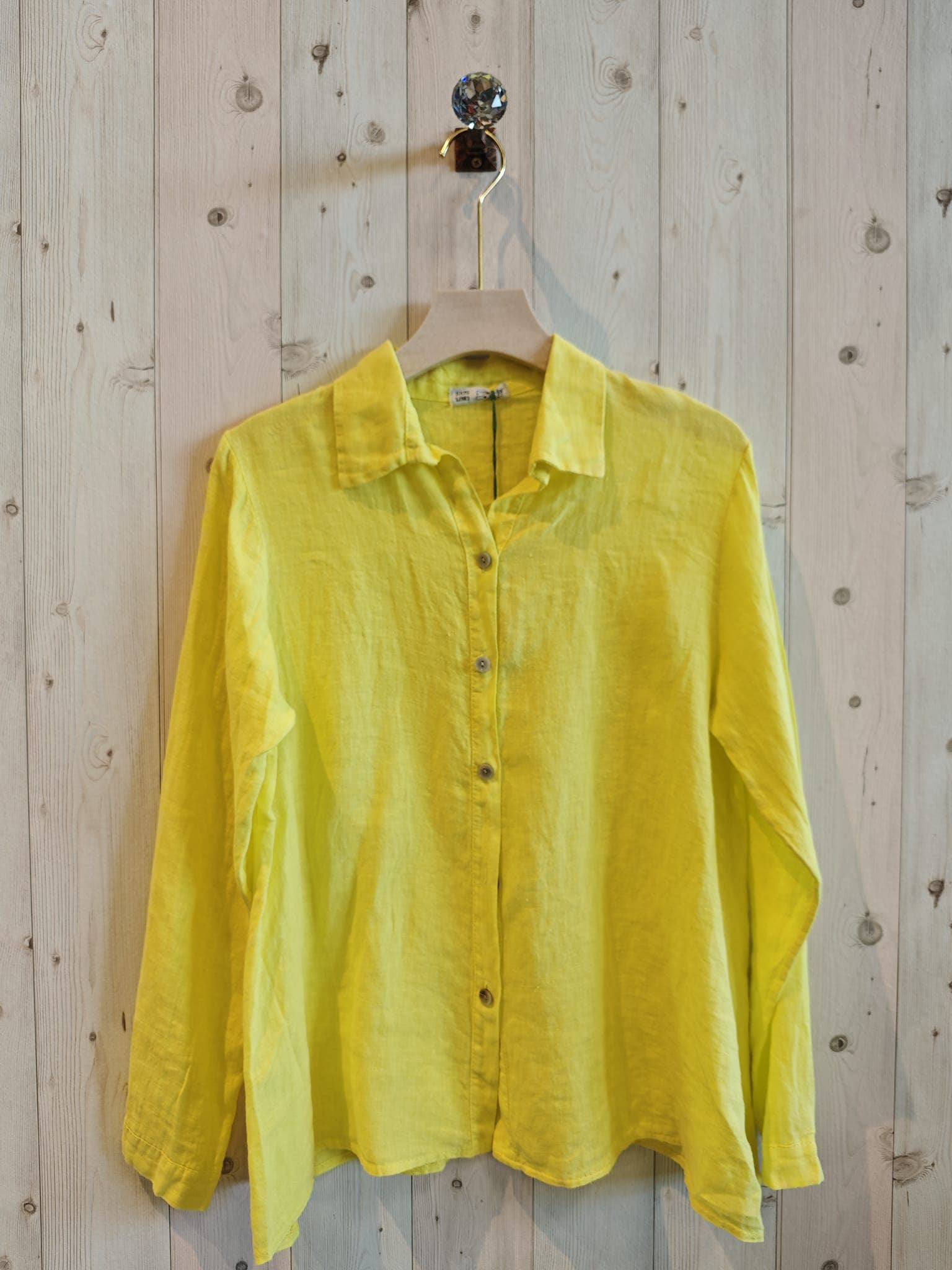 Linen & More - Vente Chemise à col boutonné – femme - Chemise basique pour femme 100 % lin4