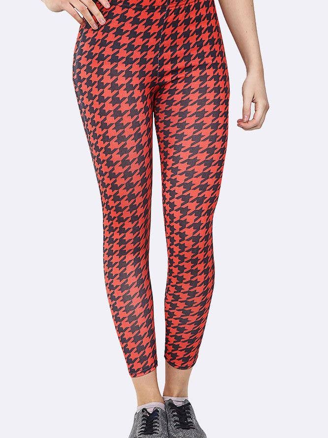 Dog Toth Print Full Length Leggings for wholesale by Wholesale shopping