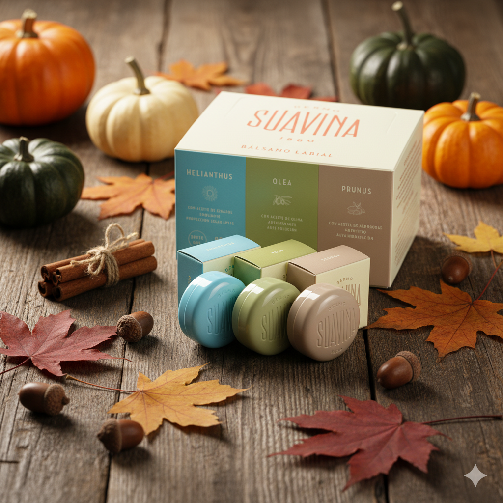 DERMO SUAVINA UKI – Engroshandel Læbepomadesæt – Dermo Suavina Læbepomade 10 ml Variety Pack – 27 enheder7