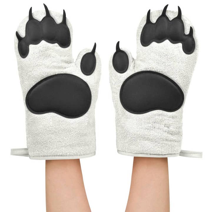 Fred & Friends - Wholesale Oven Mitt/Pot Holder - Bear Hands - Polar Oven Mitts