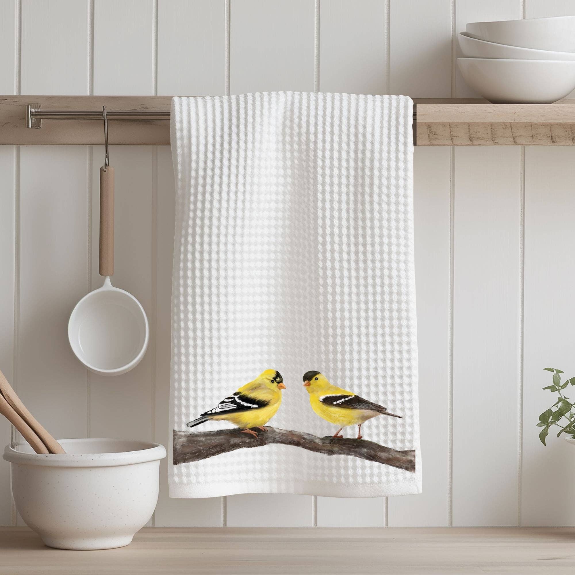 MerikaArt – wholesale Kökshandduk – Gulsparvspar Kökshandduk3