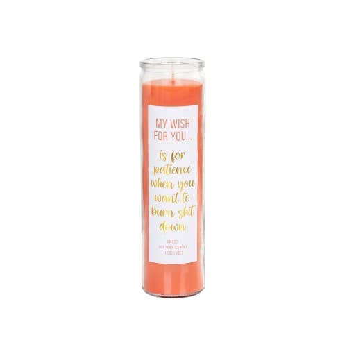 Patience My Wish Candle for wholesale by Totalee Gift